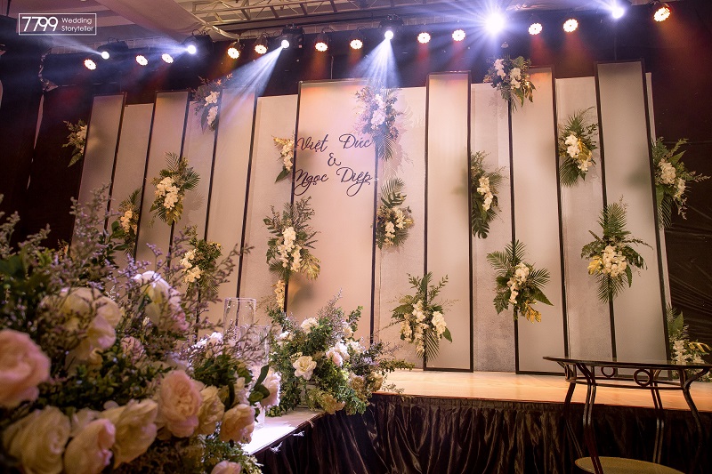 Trang trí backdrop chụp hình đám cưới siêu đẹp và ấn tượng