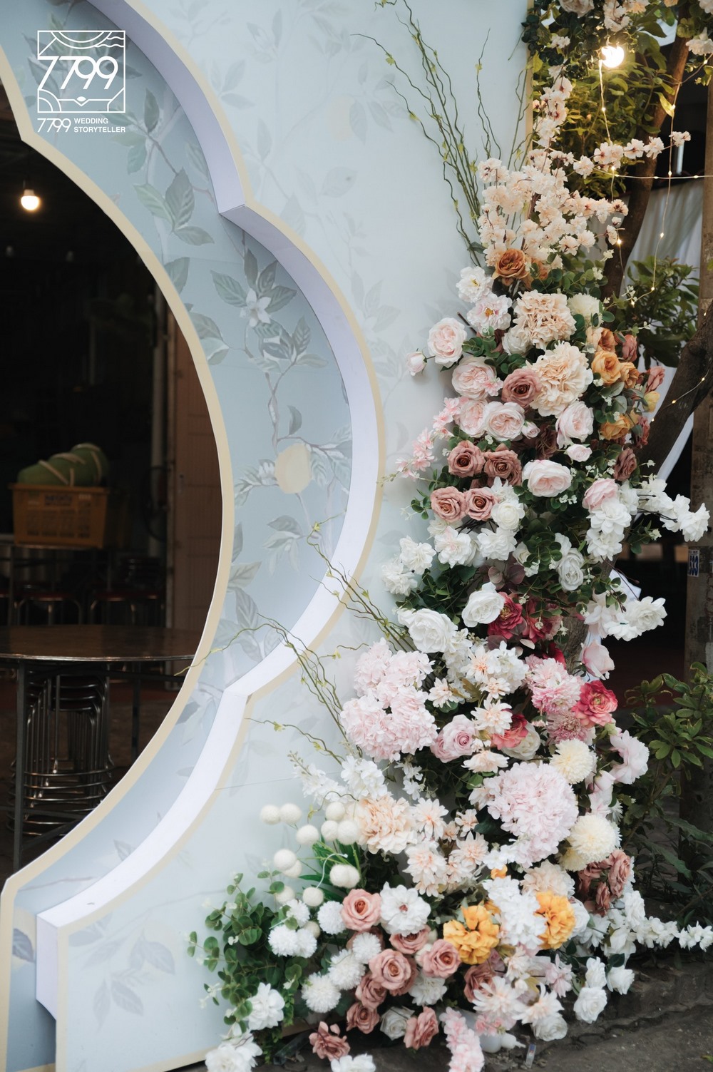 Phông cưới - Trang trí lễ gia tiên Đà Nẵng Concept Xanh Mint
