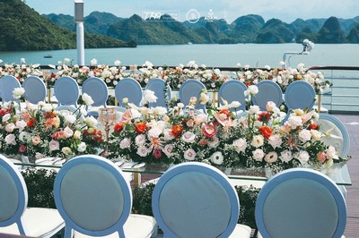 Trang trí đám cưới trên du thuyền