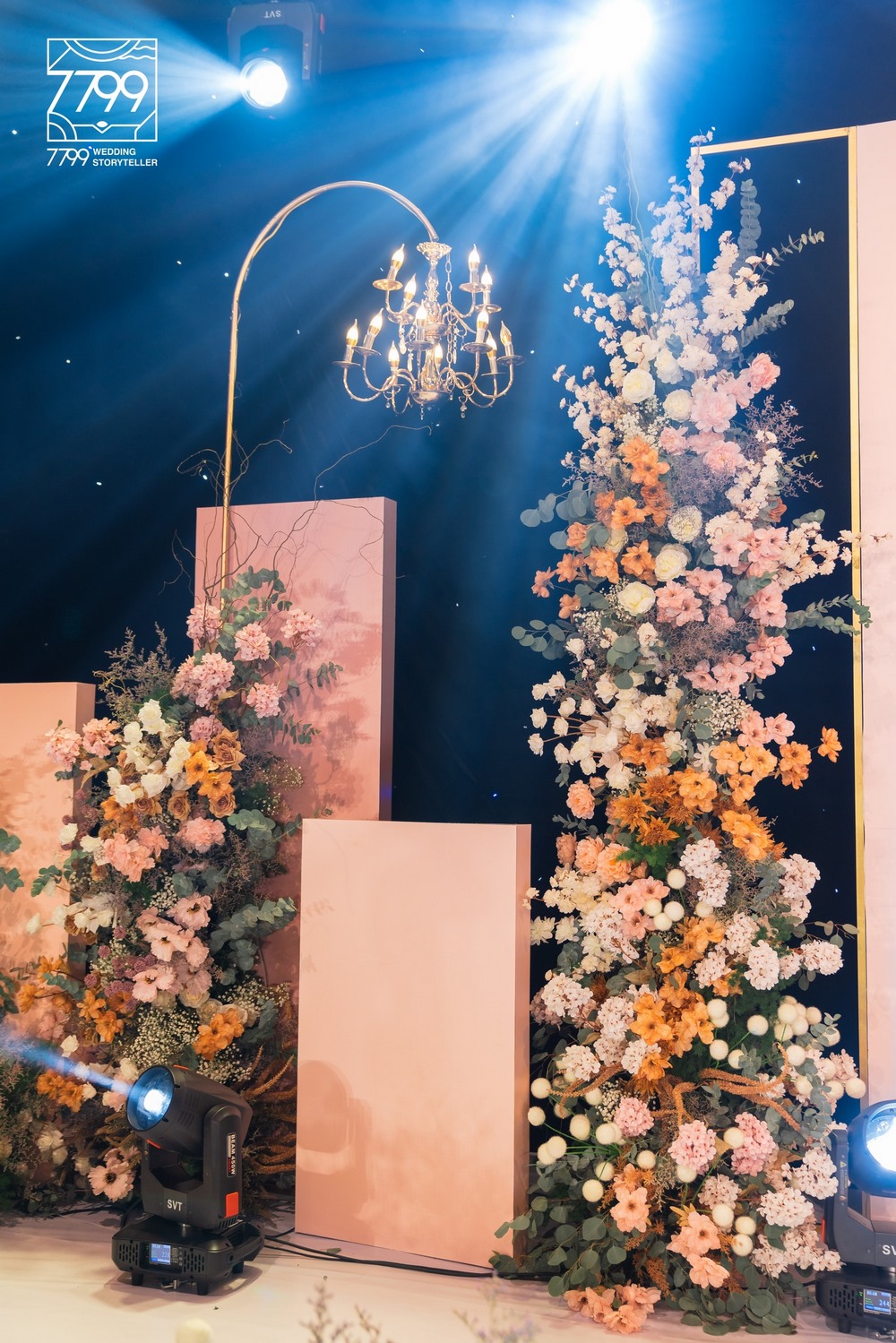 Trang trí đám cưới khách sạn Lotte Hà Nội Concept Soft Blush
