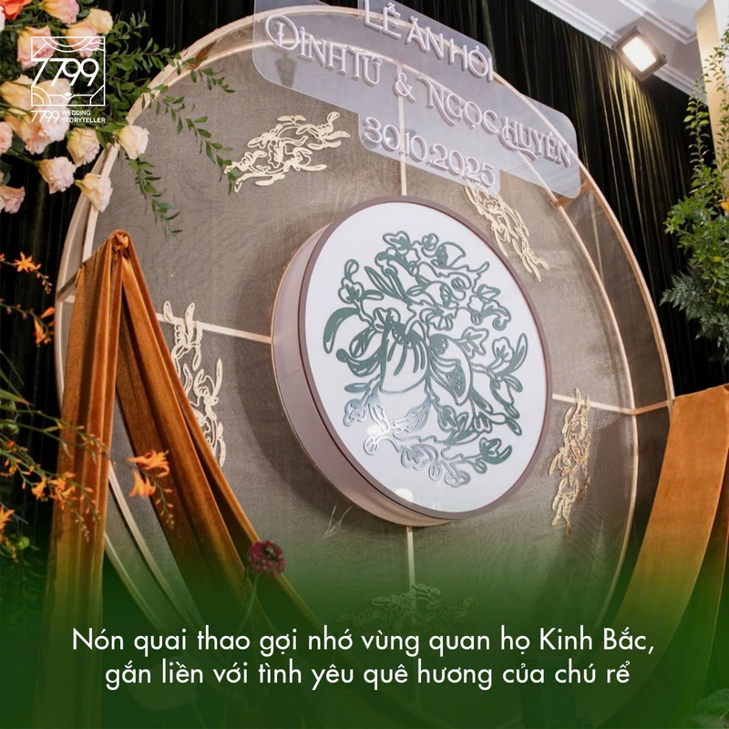 Decor cưới nón quai thao Đình Tú Ngọc Huyền