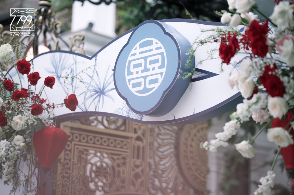 Trang trí cưới Concept Gốm hoa lam - Làn gió mới trong đám cưới Việt Nam