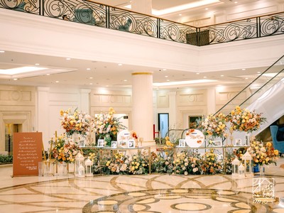 Không gian đám cưới hội trường Almaz lãng mạn và độc đáo