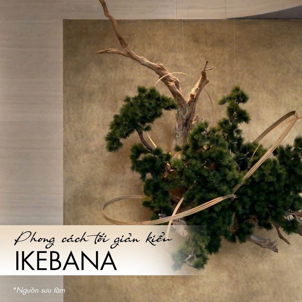 Trang trí đám cưới phong cách Ikebana