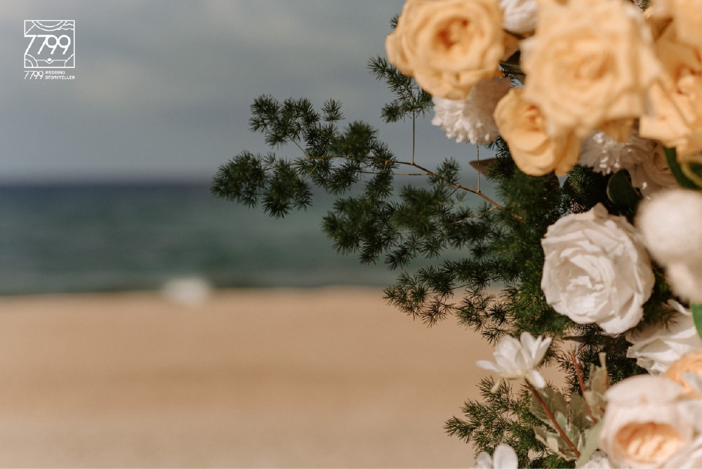 Trang trí đám cưới bãi biển Sandy Beach Non Nuoc Resort 