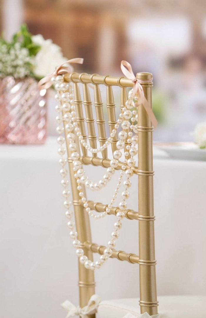 Decor cưới dùng ngọc trai