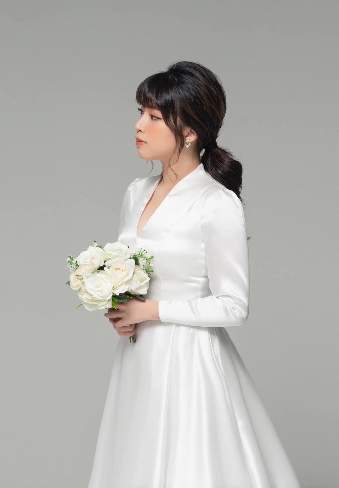 Cách chọn váy cưới cho cô dâu cao 1m50 trở nên xinh đẹp