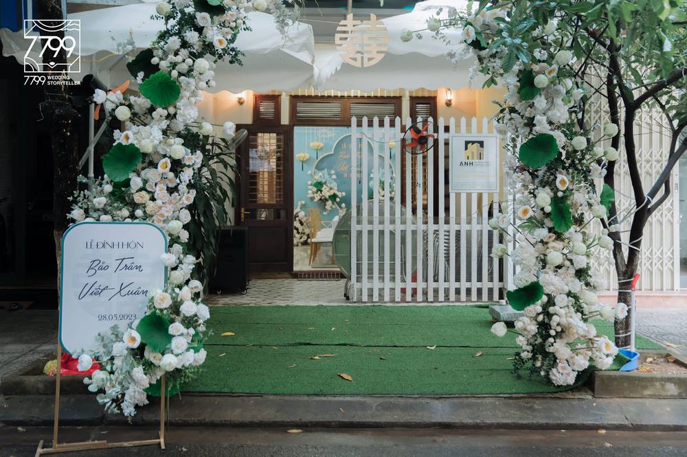 Cổng hoa cưới - Wedding decor gia tiên Đà Nẵng