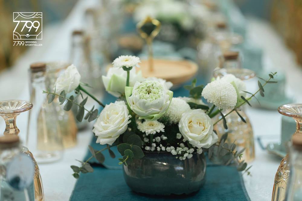 Hoa để bàn - Wedding decor gia tiên Đà Nẵng