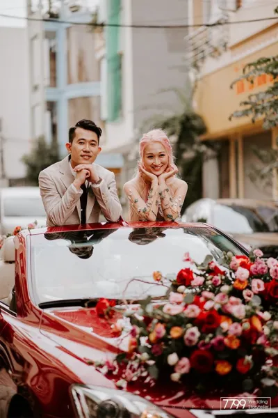 Lễ cưới ở Thái Bình concept pure red <br> Thanh Hải & Thu Hương 