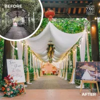 Before - After | Trang trí đám cưới biệt phủ có gì khác biệt?