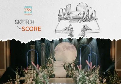 [SKETCH TO SCORE] Concept Moon Light đưa Mặt Trăng vào hội trường Melia Hanoi