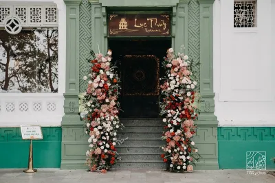 Đám cưới hoa sen & lồng đèn tại Nhà hàng Lục Thủy mang phong cách phương Đông sang trọng
