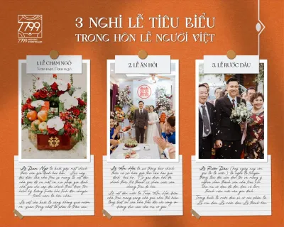 3 nghi lễ tiêu biểu trong hôn lễ người Việt