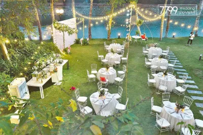 Dịch vụ trang trí tổ chức tiệc cưới ngoài trời tại Hà Nội